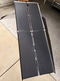 PVI multifold aluminum ramp 8’ for bikes and heavy wheelchairs
