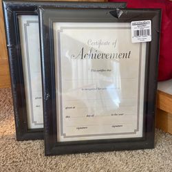 New Certificate Frames In Packaging 