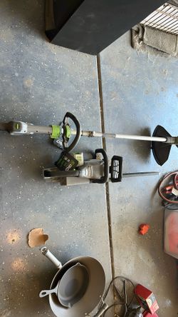 Ego Chainsaw And Weed Eater With Charger