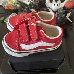 Red Toddler Vans