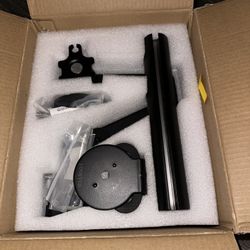 Monitor Arms (2) with Laptop Holder