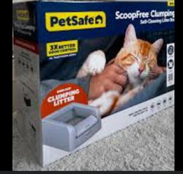 Pet safe Scoop free Clumping Litter Automatic Self -Cleaning  Cat Litter Box