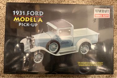 Vintage Minicraft 1/16 Scale 1931 Ford Model A Pick-Up Kit - Factory Sealed