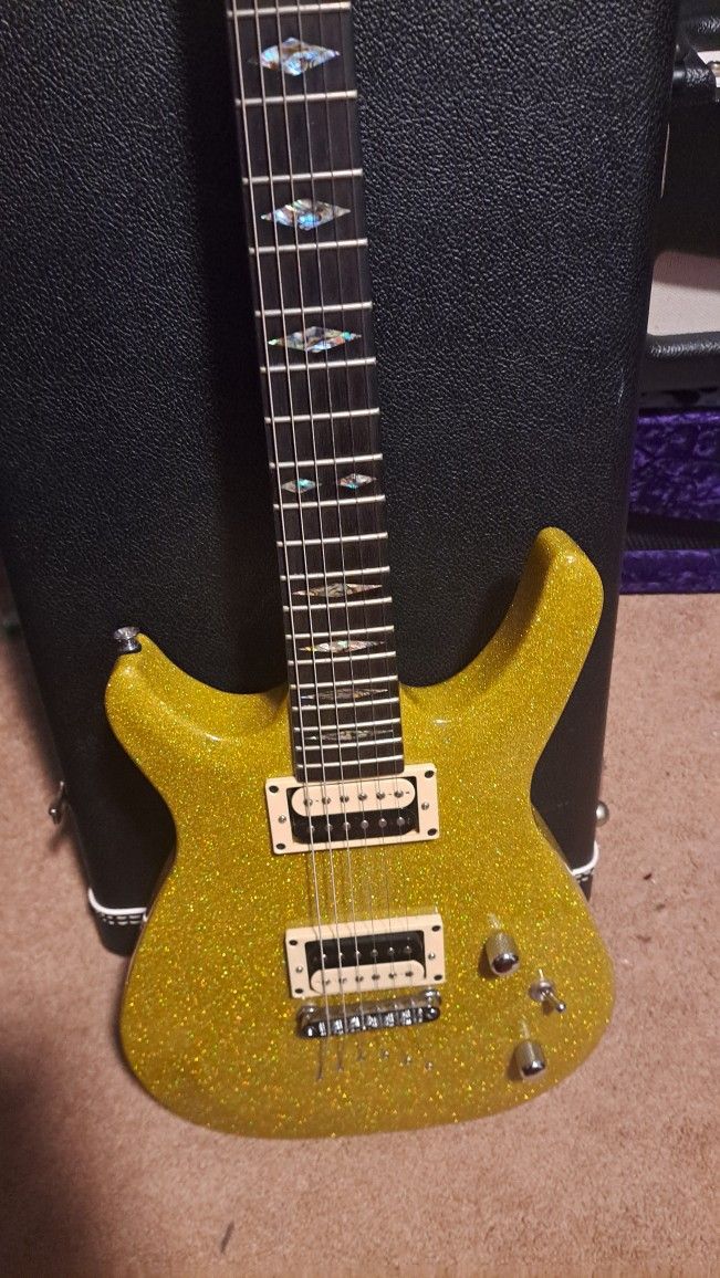 Yellow Sparkle GMP Guitar