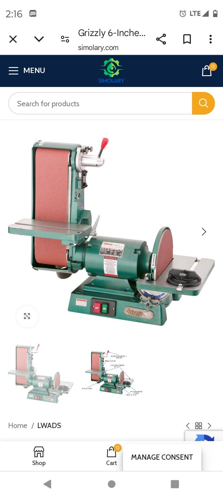 Belt Sander-Grinder