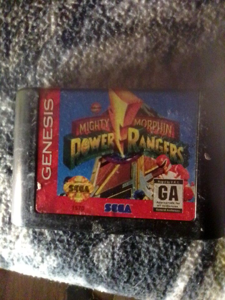 Power rangers Sega Game 1990's