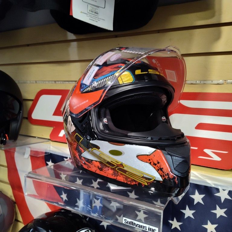 LS2 Ninja Motorcycle Helmet Brand New Size Large Special Deal $135