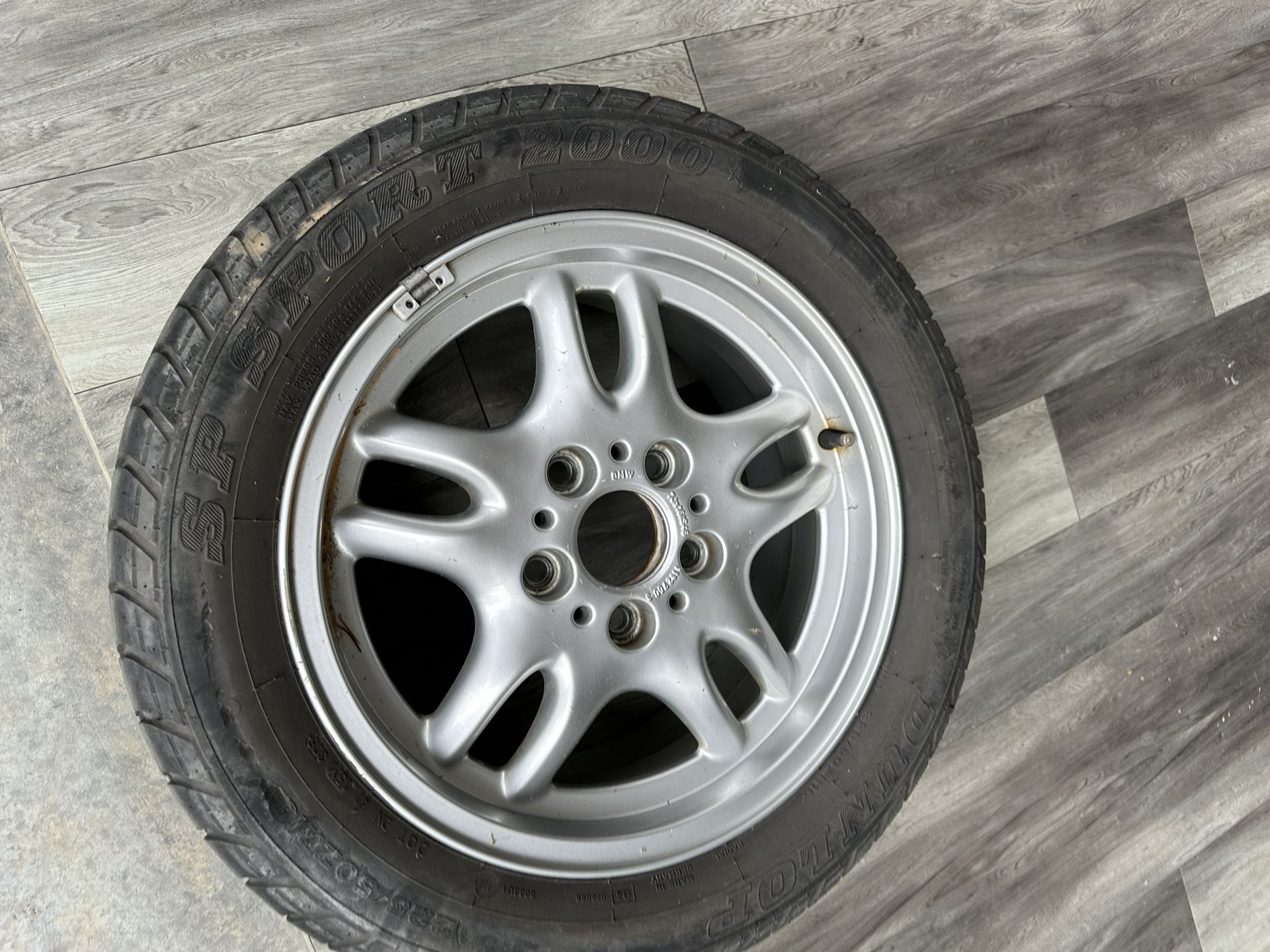 BMW 16” Wheel Tire 225/50/16 E36 E46 E30 E90 Single M3