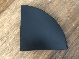 Expresso Brown Wood Corner Shelf