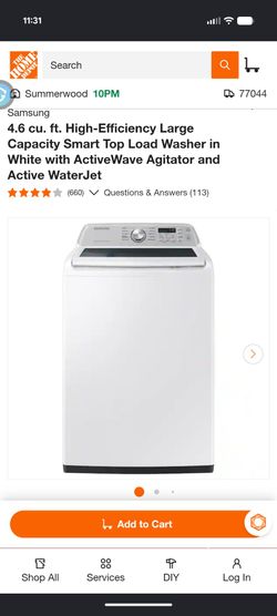 Samsung Washer/Dryer Set(  Electric or Gas)