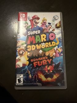 Super Mario 3-D world plus Bowser series Nintendo switch game