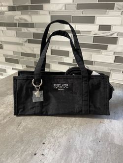 Sandy Liang Black Mini market bag