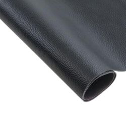 4 Sqft Top Grain Black Cowhide Leather For DIY, Sewing, Crafting, Embossed Texture – Thickness 1mm and 2-3 oz 1SQFT