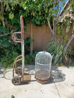 Dolly/ heavy duty cage both for $10