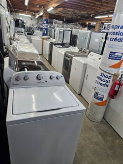Certified Sale and repair store full of nice Certified Appliances Washer Dryer Refrigerator Oven Stove Stackable Free Warranty