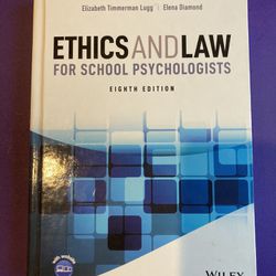 Ethics And Law For School Psychologist 
