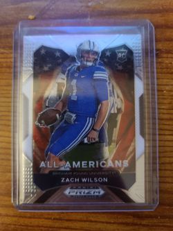 Prizm Zach Wilson All Americans #182