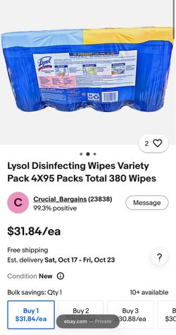 Lysol wipes