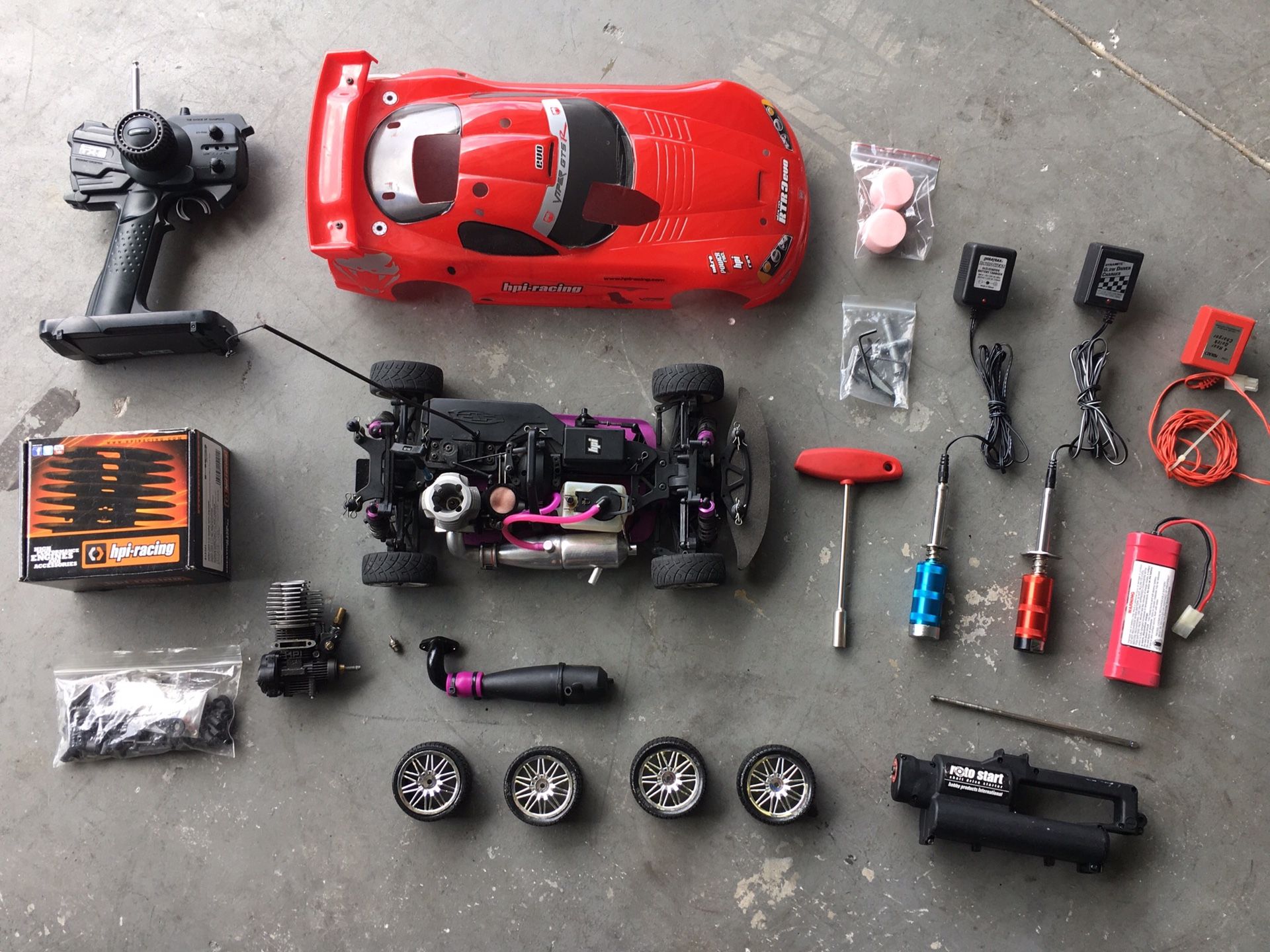 Hpi rs4 nitro evo 3. With brand new hpi engine