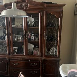 Old antique China cabinet