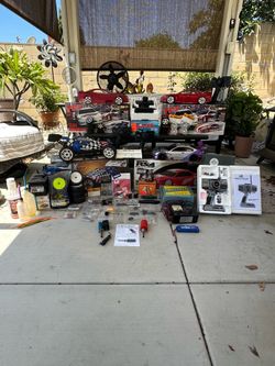 Mega vintage 90s/00s RC lot: 2X Team Associate TC3 racers, HPI nitro RS4, Ofna buggy and hoard of upgrades & parts