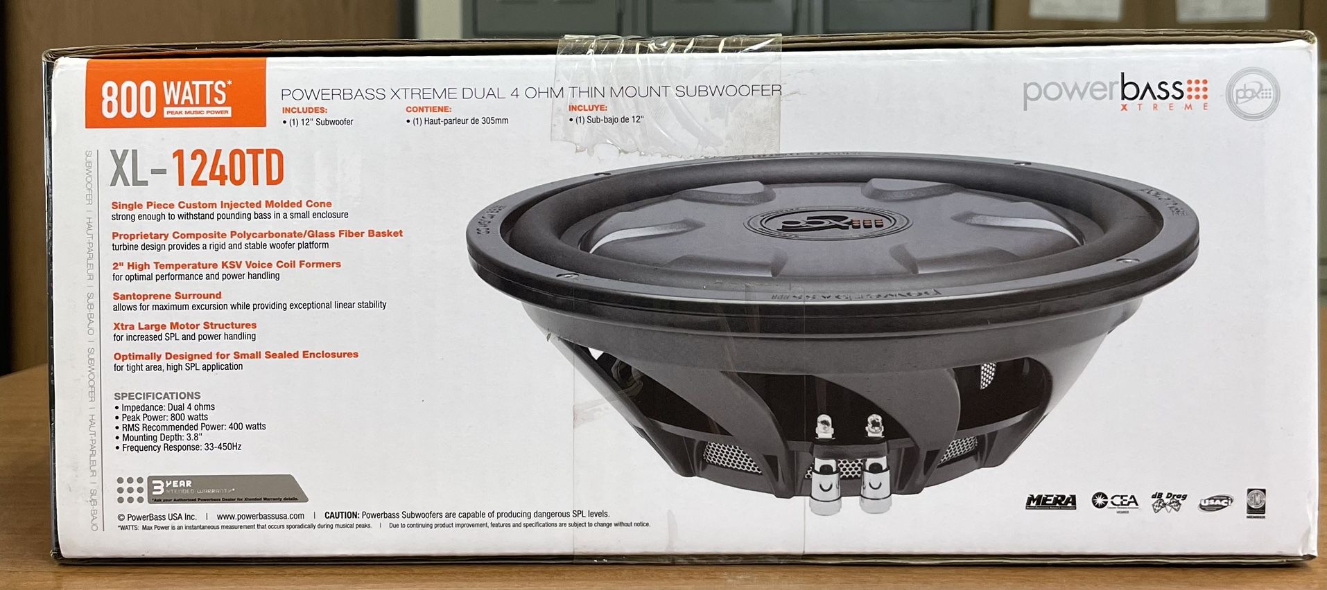 PowerBass XL-1240TD