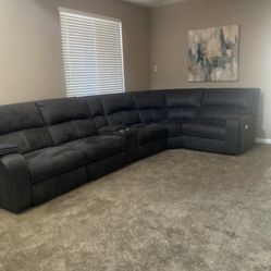 Selling Six Piece grey Sectional