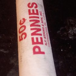 2025 D Penny - (3 Rolls) Uncirculated 