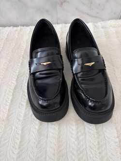 Zara Black Loafers