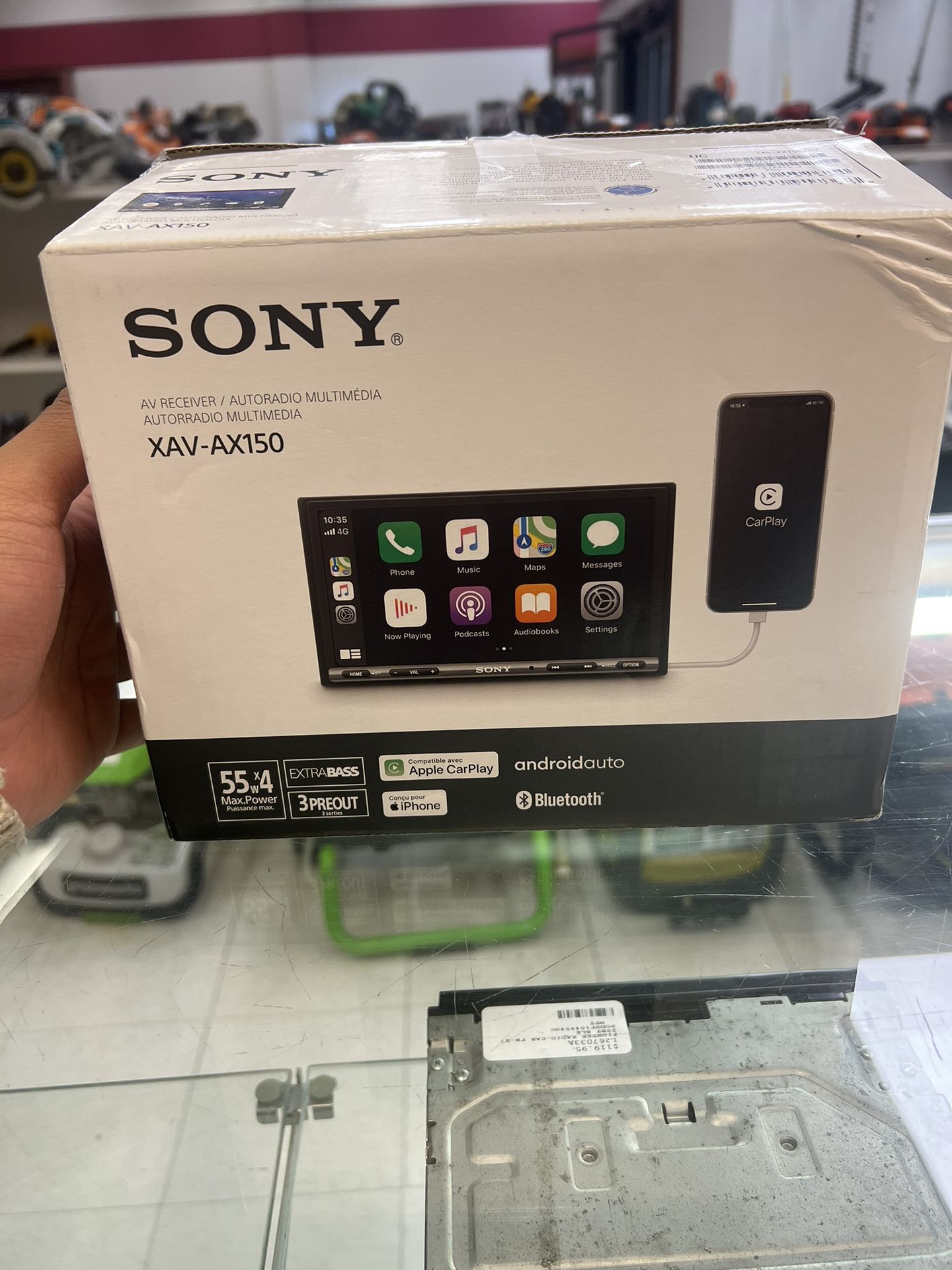 Sony XAV-AX150 screen Dec 