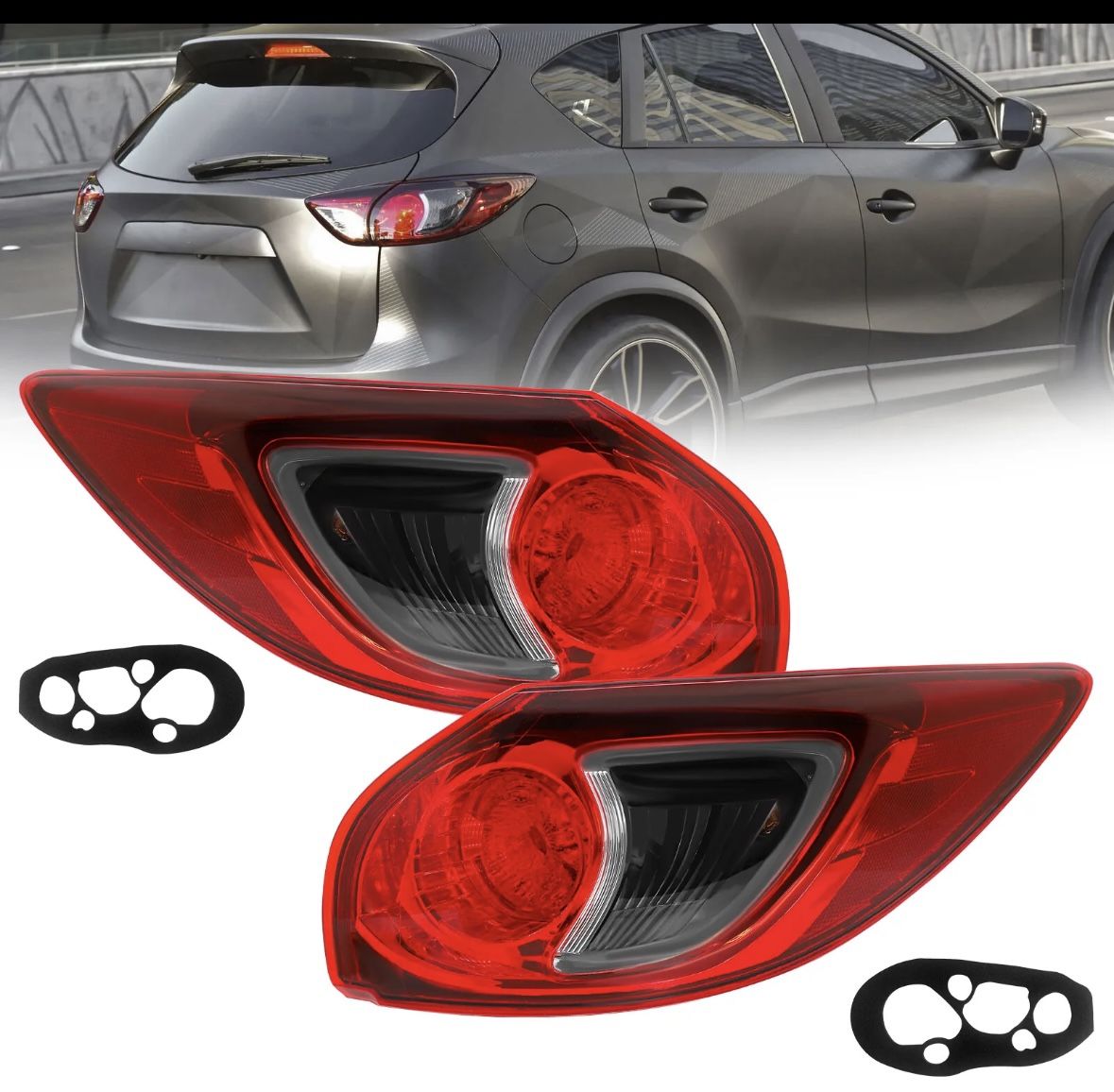 Rear Tail Lights For 2013-2016 Mazda CX-5 Outer Mounted 