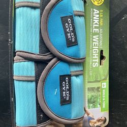 Gold's Gym New 5 pound ankle weights