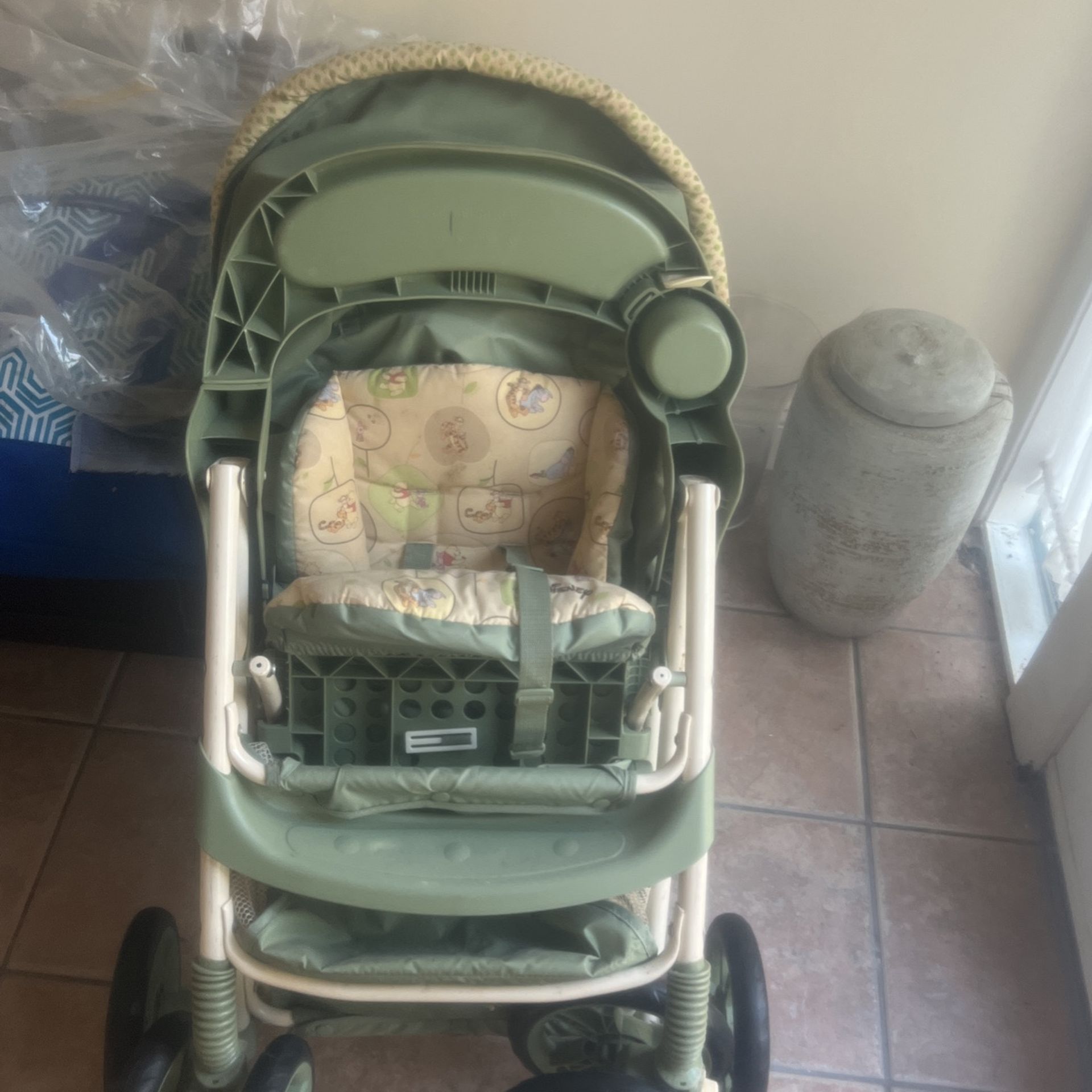 Lightly Used GRACO Baby Stroller With Cup holders/ Back Storage Area