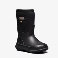 BOGS K Grasp Solid Boots Black Youth Size 4/ EU 37
