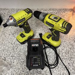 Ryobi Brand Drill Combo