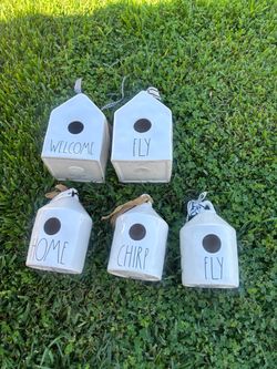 Rae Dunn Birdhouses