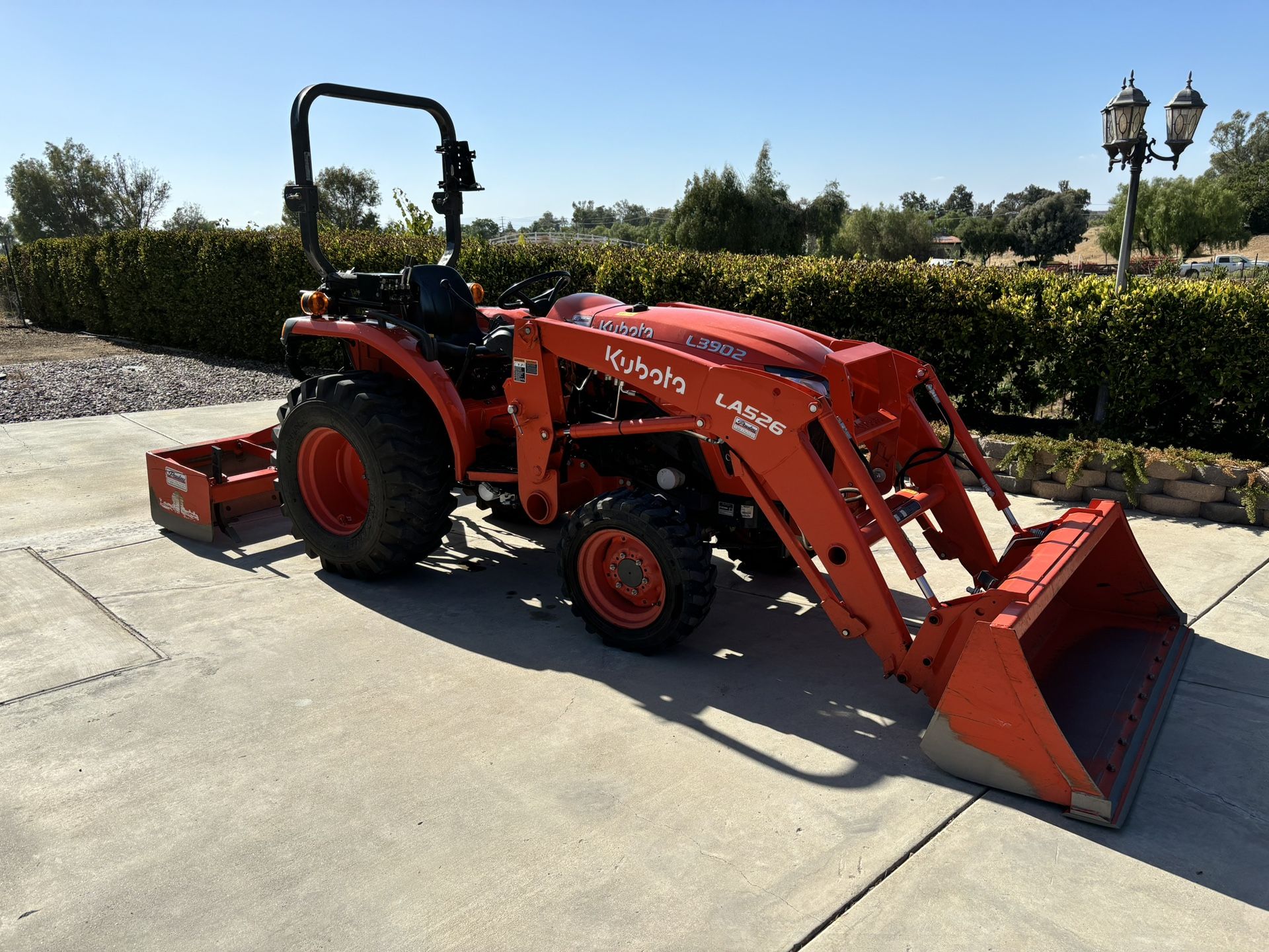 Kubota Tractor Mowing Grading …