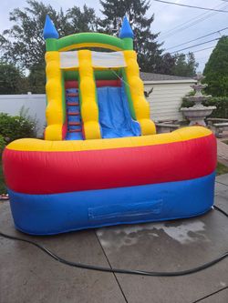commercial inflatable water slide