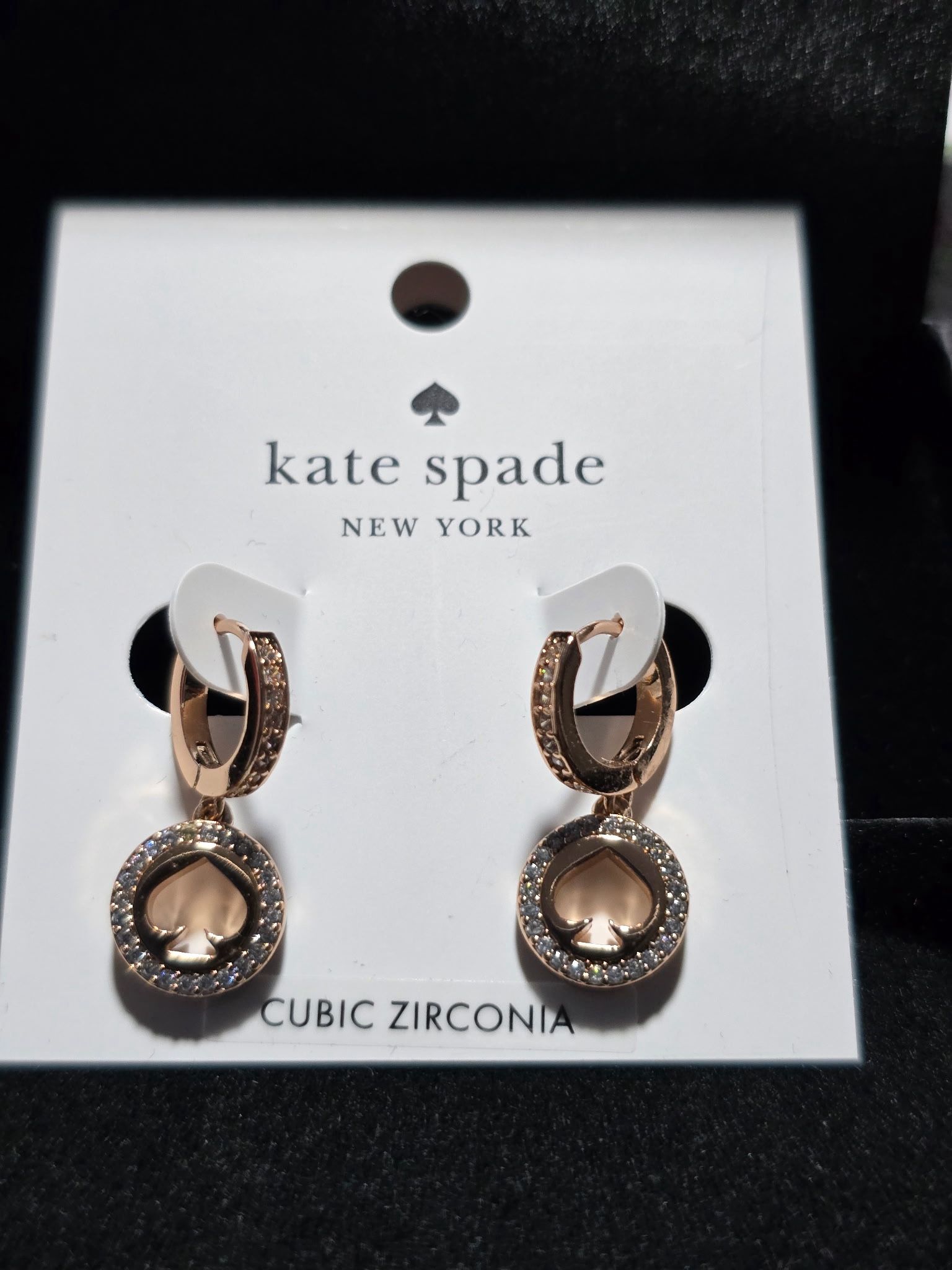 Kate Spade Spot The Spade Pave Earring