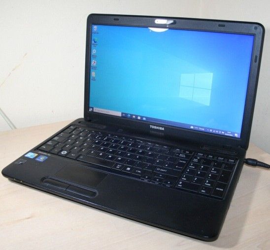 Toshiba 16 Inch Laptop Intel Duo Core 4 GB RAM 500 GB HD DVDRW Webcam Wi-Fi Windows 10 64 Bit