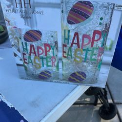 Easter Hand Painted Hurricanes