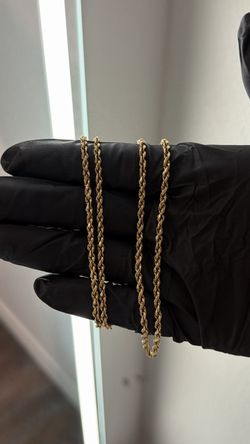 14k gold rope chain