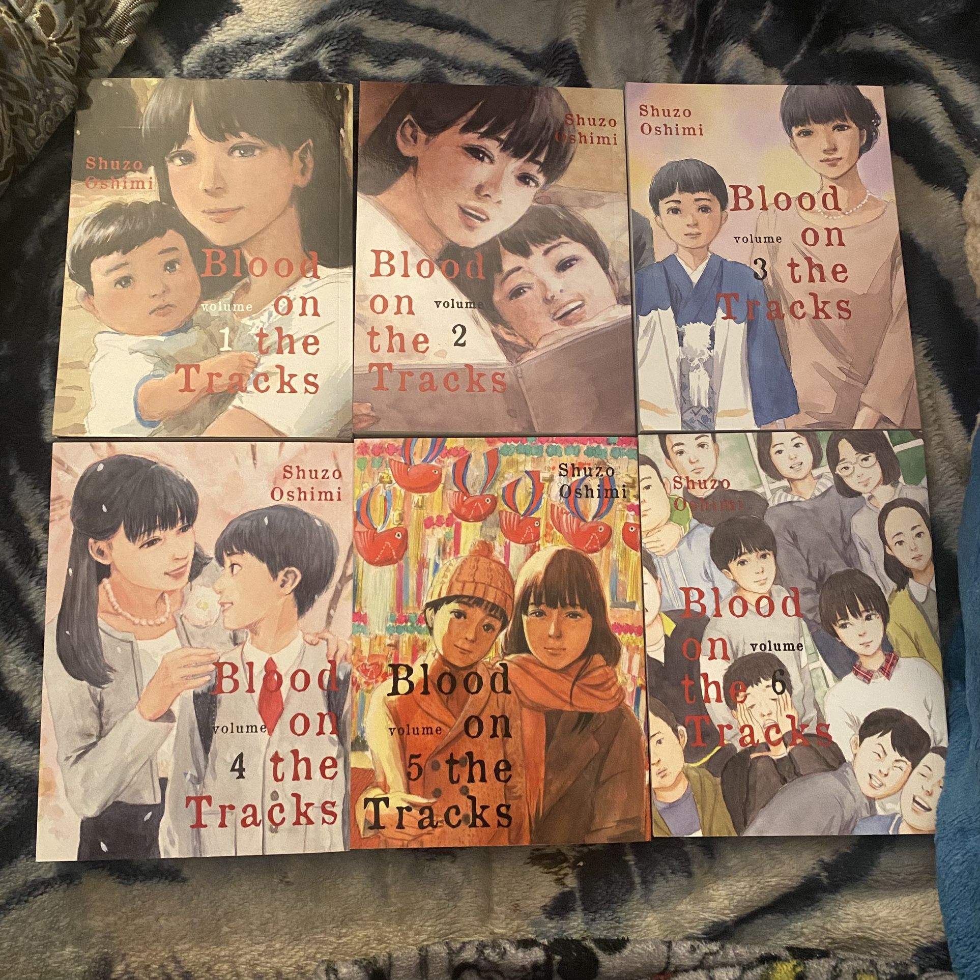 Blood On The Tracks - Manga Series. Vol 1-8! 