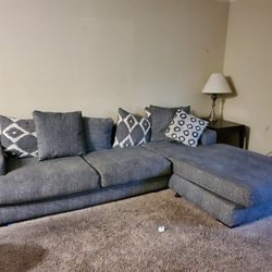 Couch Set With End Tables  And Entertainment Center 