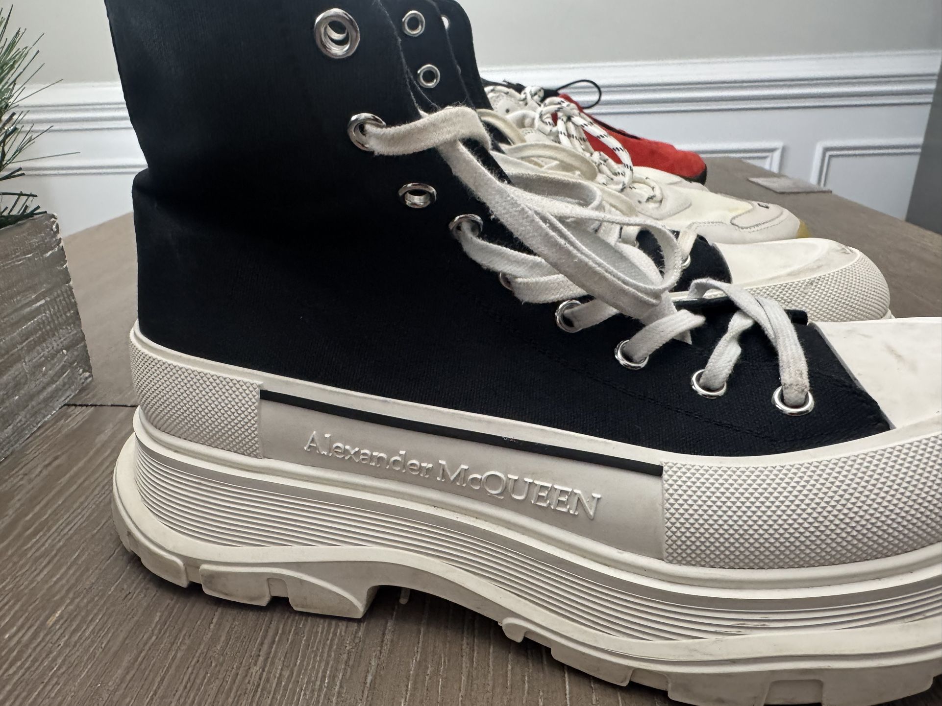 Alexander Mcqueen Boots/ Balenciaga Sneakers