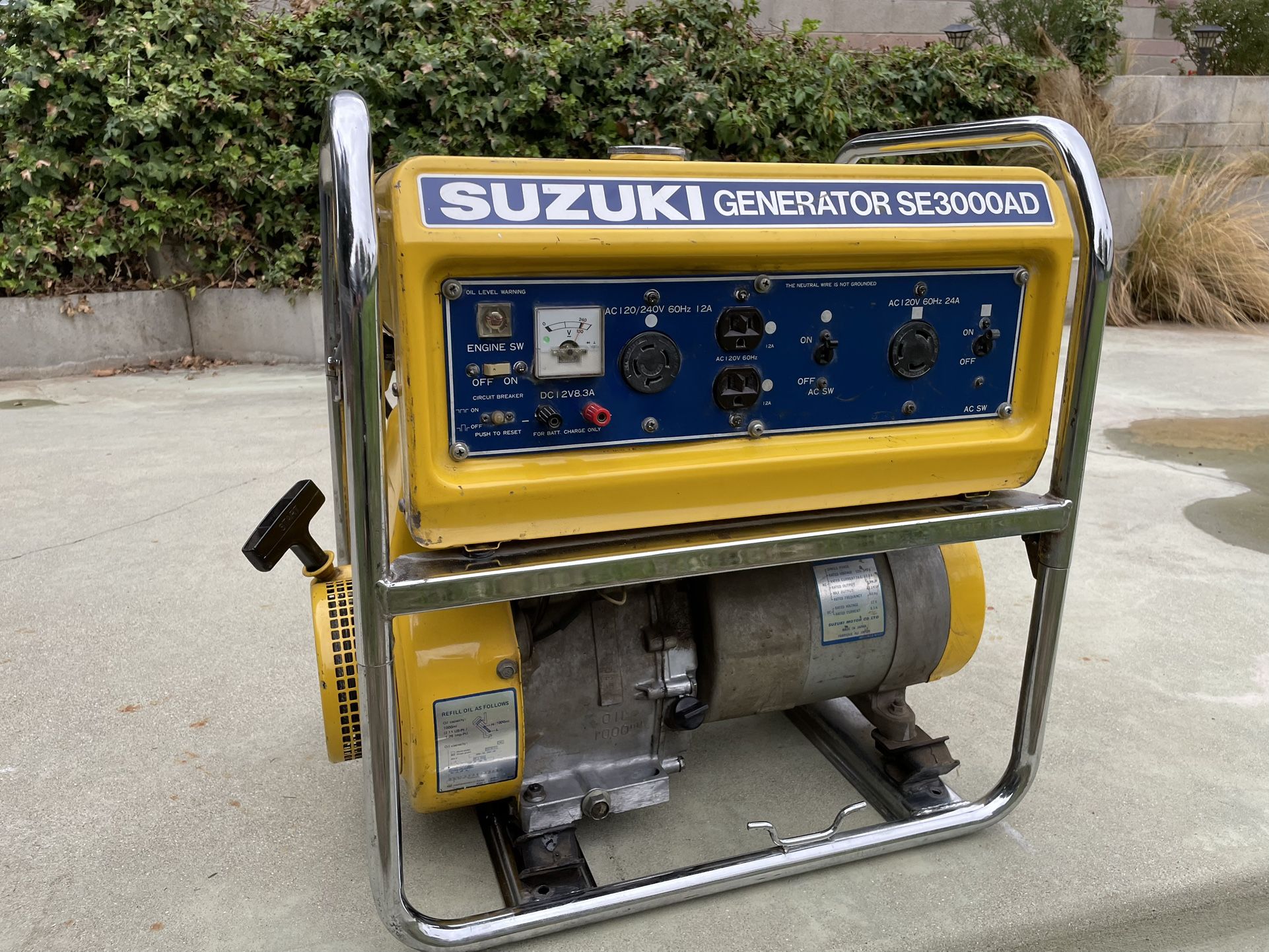 Old Suzuki 3000 Watt Generator