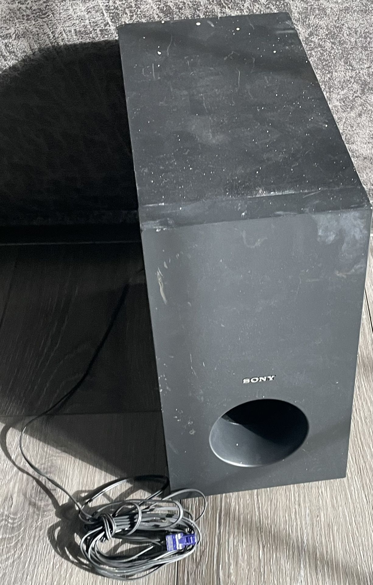 SONY SS-WS101 Subwoofer - Black, Passive, 3 Ohms, Tested and Confirmed Working