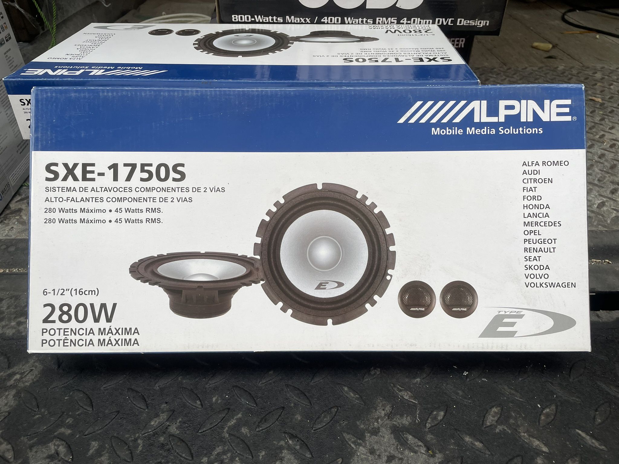 ALPINE- SXE-1750S 6.5” Component Speaker 