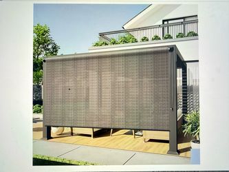Roller shade for patio