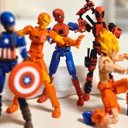 Spider-Man Action Figure Marvel – Perfect for Fans 3D Print